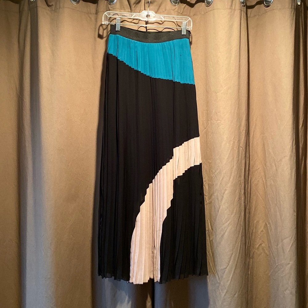 Aryn K Pleated Maxi Skirt